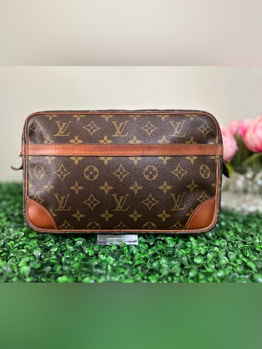 Louis Vuitton Monogram Compiegne 28 Clutch Pouch Vintage Code: 8905 SL